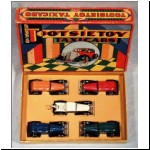 Taxicab Set, containing Graham Sedans with no spare wheels (photo by Lloyd Ralston Gallery Auctions)