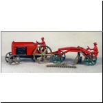 Tractor and Road Scraper (photo by Lloyd Ralston Gallery Auctions)