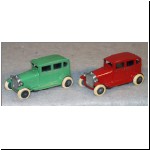 Model A Ford Sedans with later wheels (photo by Lloyd Ralston Gallery Auctions)