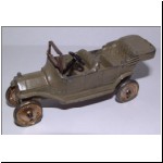 Model T Ford with later wheels